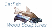 Catfish Wood Sculptures