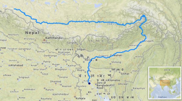 Brahmaputra River drainage