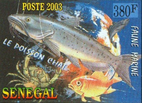 Catfish Stamp = Ictalurus punctatus