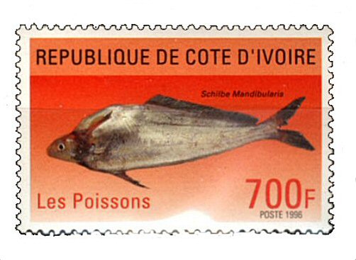 Catfish Stamp = Stamp (fish shown upside down)